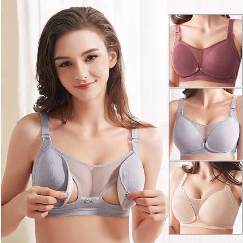 20pcs breastfeeding bra nursing top feeding bra for women pregnant underwear summer clothes maternity nursing bra large size