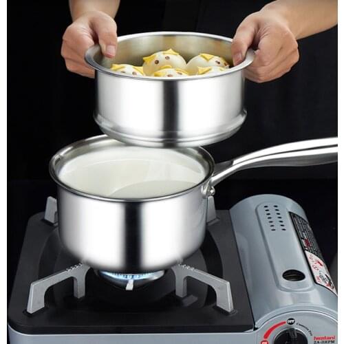Baby milk pot pots and pans 316 stainless steel milk pot 16/18/20cm soup pots for cooking Non-stick pot household cookware set