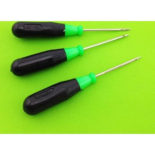 2pcs Steel Stitcher Sewing Awl Shoes&bags hole hook DIY Handmade Leather tool Plastic handle cone needle shoe repair needles