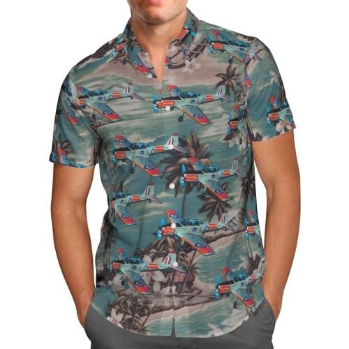 Cool Plane 3D Beach Hawaiian 2021 Summer Mens Shirt Short Sleeve Shirt Streetwear Oversized 5XL Camisa Social Chemise Homme-120