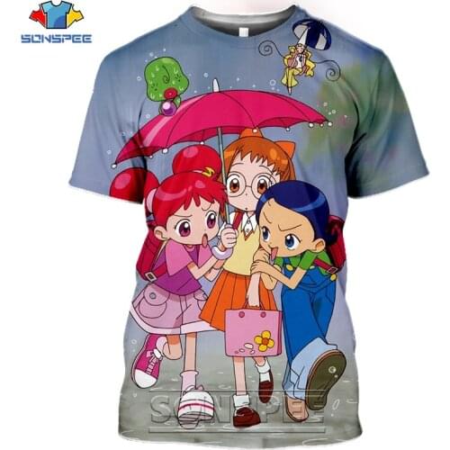 New Ojamajo Doremi Anime Girls Harajuku Hot sale Men Women unisex 3D Clothes Hip Hop T-Shirt Streetwear Plus Size 6XL ins tshirt