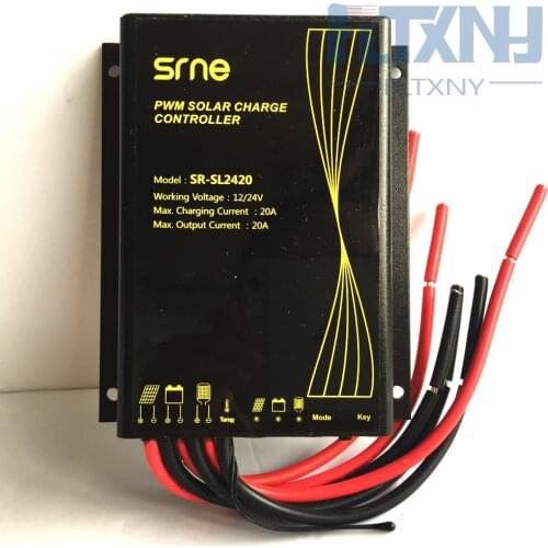 NEW 12v 24v solar charge controller 10A 20A water proof solar charge controller regulator for streetlights /solar station