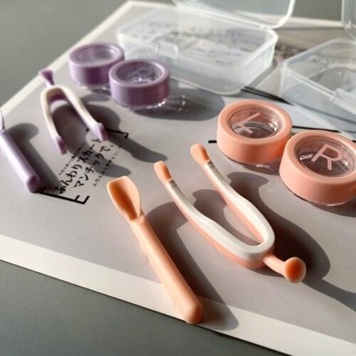 New contact lens long tweezers contact lens remover for long nails Novice wear auxiliary tool cosmetic contact clip suctio