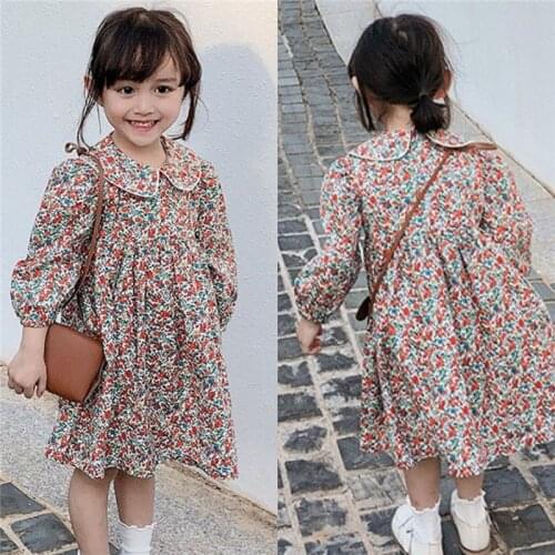 Girl Dress Kids Baby Clothes 2021 Lovely Spring Summer Toddler For Formal Party Outfits Sport Teenagers Uniform Dresses Cotton C
