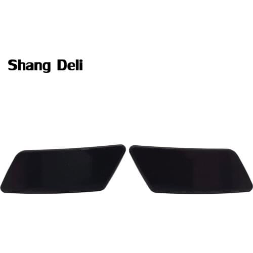 Car Front Headlight Washer Nozzles Left Right Side Headlamp Water Spray Nozzle Cover For Citroen C4