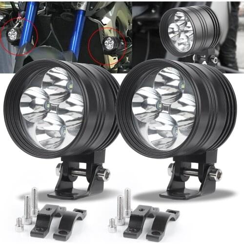 LED Motorcycles Headlight Headlamp 6000k White Working Spot Light Motorbike Fog Lamp 1200LM LED Scooters Spotlight 12V 24V