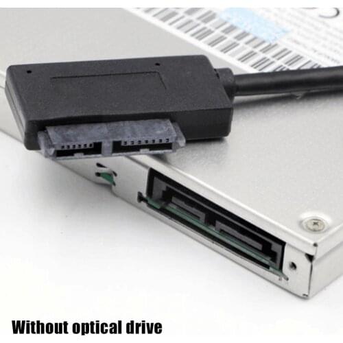 35cm USB Adapter PC 6P 7P CD DVD Rom SATA To USB 2.0 13 Notebook Slimline Converter Pin Drive For PC Laptop Cable Sata Adap D2R0