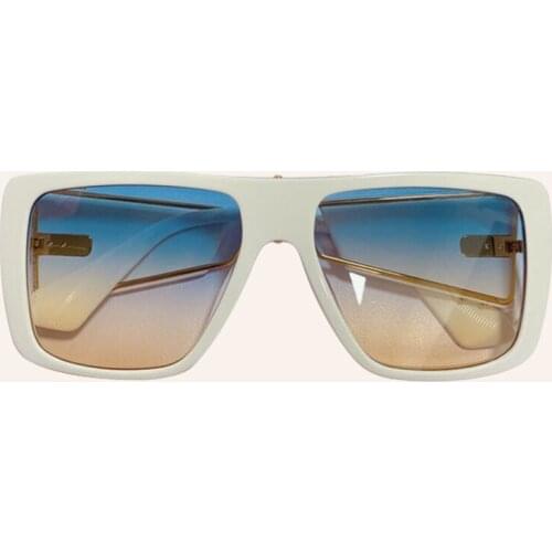 Vintage Ovesized Sunglasses Women Shades Luxury Brand Wide Legs Square Sun Glasses