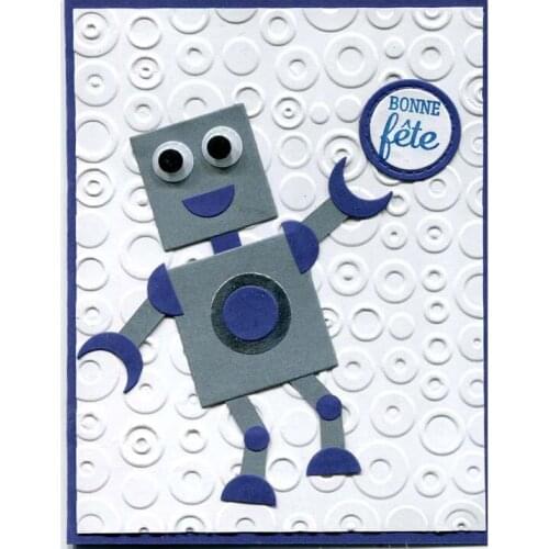 Robot Cutting Dies Embossing Photo Album Embossing Paper Cards Making Dies Scrapbooking Nouveau 2019