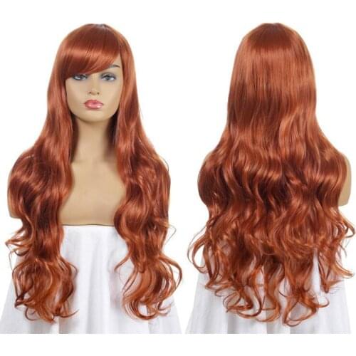 Gres Female Lolita Wig Cosplay Wavy Wig for Cos/party Long Women Peruca High Temperature Fiber Cos Side Part Wig