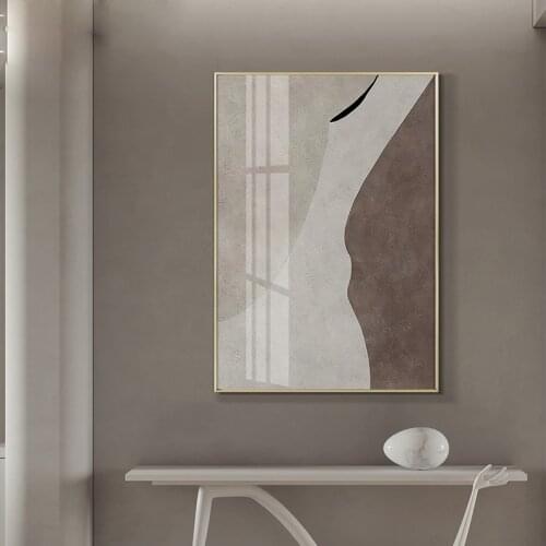 Abstract Geometric Oil Painting Minimalism Wall Art Canvas Painting Texture Art Poster Print Living Room Decoration Wall Paints