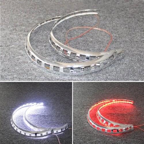 Motorcycle Accessories For Honda Goldwing GL1800 2001-2014 Brake Rotor Covers Ring of Fire Red white