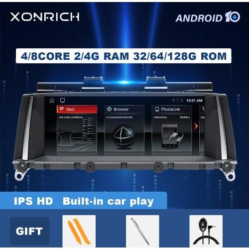 10.25" IPS Car Multimedia Player For BMW X3 F25 X4 F26 CIC NBT System Android 10.0 Autoradio Headunit Navigation GPS Screen 4G