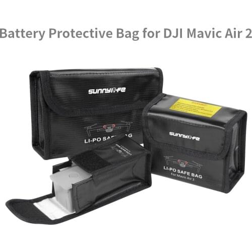 DJI MAVIC AIR 2 Battery Protective Bag Case Batteries Explosion-proof Storage Bag LiPo Safe Bag for DJI Mavic Air Accessories