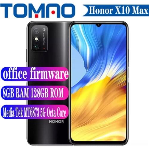 Honor X10 Max 5G SmartPhone 6GB 8GB RAM 128GB ROM MTK6873 Octa Core 7.09" big screen 48MP Rear Camera 5000Mah Super Charger NFC