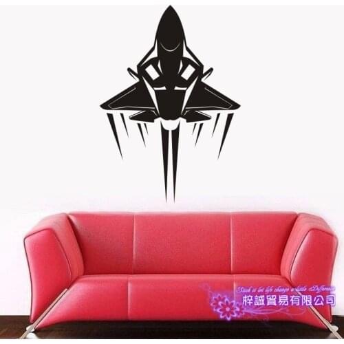 Fighter Sticker Vehicle Decal Classic Aircraft Posters Vinyl Wall Decals Aeroplane Parede Decor Mural Airplane Sticker