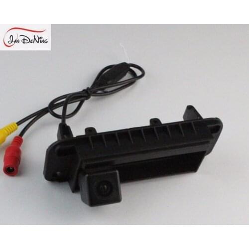 JanDeNing HD CCD Car Rear View Parking/ Backup Reverse Camera/ Trunk Handle OEM For Mercedes Benz C Class W204 2012 2013