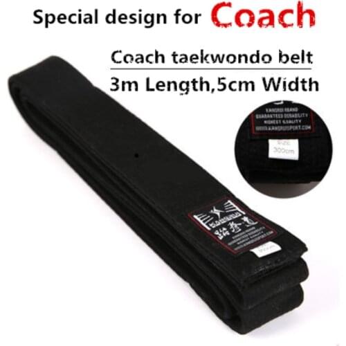 Korea Pinetree TKD Protective Waistband Taekwondo Belt black professional divisa level tkd Martial Arts Karate Judo 3M