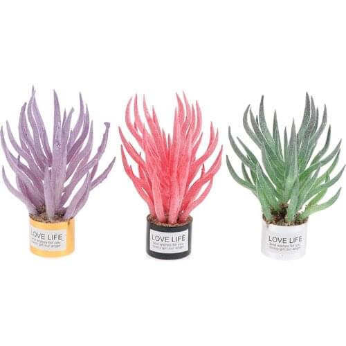 1:12 Dollhouse Miniature Simulation Potted Plant Pot Green Plant Home Garden Decoration Furniture Toys