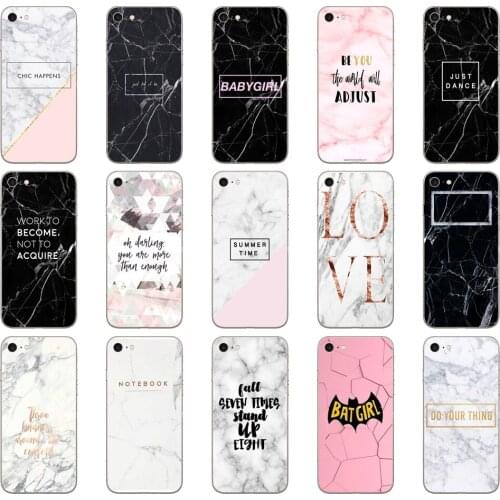 144DD MARBLE INITIALS Newest Super Cute Soft Silicone Cover Case for iphone 5 5s se 6 6s 8 plus 7 7 Plus X XS SR MAX case
