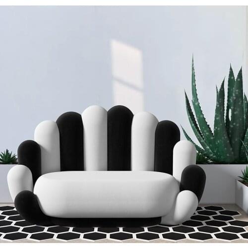 Nordic Office Coffee Table Combination Simple Modern Beauty Salon Reception Room Clothing Store Reception Lounge Sofa