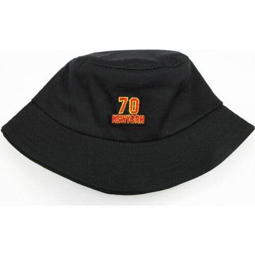 2021 70 Embroidery Cotton Bucket Hat Fisherman Hat Outdoor Travel Hat Sun Cap Hats for Men and Women 86