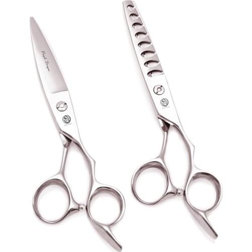 Hairdressing Scissors 6" Purple Dragon Japan 440C Barber Thinning Scissors 9022# Chunker Scissors tijeras peluqueria profesional