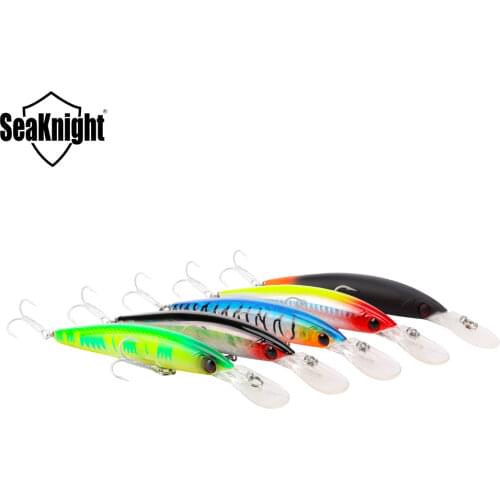 SeaKnight Brand SK045 Series Minnow 5Pcs/Lot Fishing Lure 110mm/4.33in 16.3g VMC Hooks 3D Fish Eyes Ripbait Fishing Bait Lures