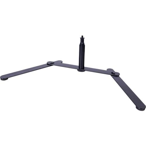 Foldable Aluminum Portable Loop Light Stand Desktop Tabletop Support Easy Installation Parts for Video Shooting Makeup Portrait