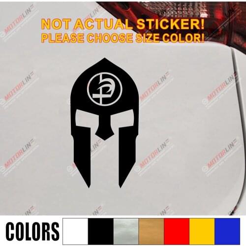 Spartan Mask Sparta Krav Maga Decal Sticker Car Vinyl pick size color die cut no background