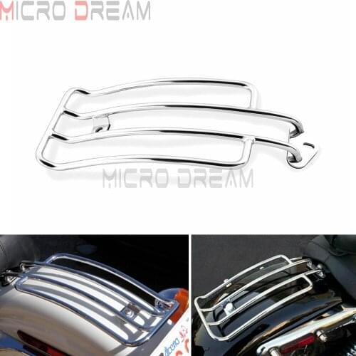 Steel Chrome Solo Seat Luggage Rear Fender Rack For Harley 2004-2015 XL Sportster Custom Nightster Roadster Iron Superlow 48 72