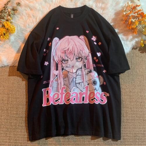 Loose Womens Top Plus Size Long Sleeve Top E-girl Clothing for Girls Fairycore Studio Ghibli Korean Clothes for Teens Cute Tops