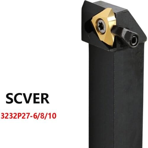 BEYOND SCVER 3232 6 8 10 SCVER3232P27 SCVER3232 Threading Turning Toolholder Vertical Threaded Tool Shank use 27VER 27VNR Insert