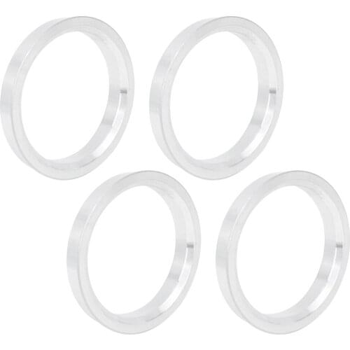 X Autohaux 4pcs OD 67.1 mm to ID 56.1 mm Aluminium Alloy Car Hub Centric Rings Wheel Bore Center Spacer Hubrings