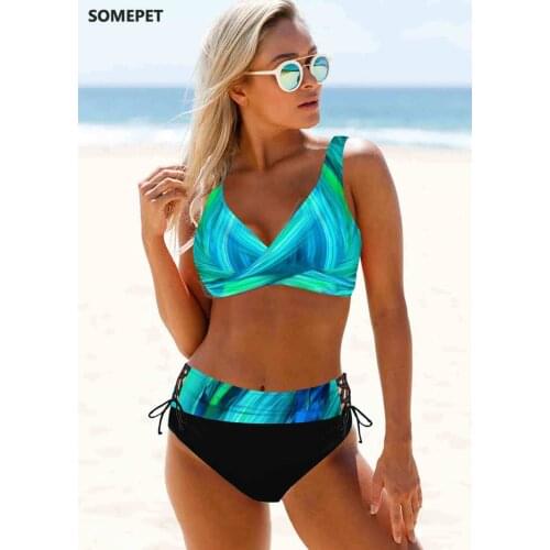 Womens Bathing Suits Bikini 2021 Sexy Swimwear Women Separate Swimsuit Bandage Bikini Set Brazilian Bathing Suit Beachwear