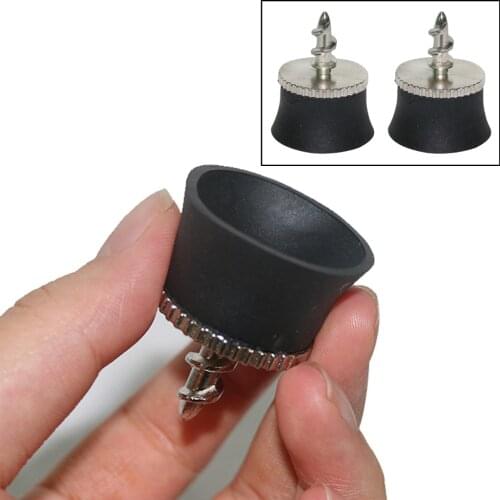 2pcs Golf Ball Pick Up Sucker Silicone Suction Cup Saver Putter Grip Retriever