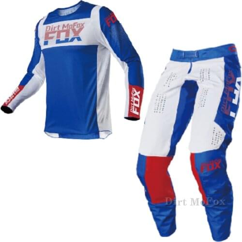 2021 Motocross Downhill Bike Off-road Locomotive Motorcycle Gear Set Motorbike Suit Motorcycle Riding Suits for 360 Racing Suit