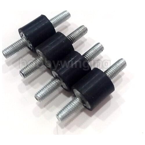 4pcs M3*8 D8*H8 Anti-Vibration Rubber for PTZ Installation