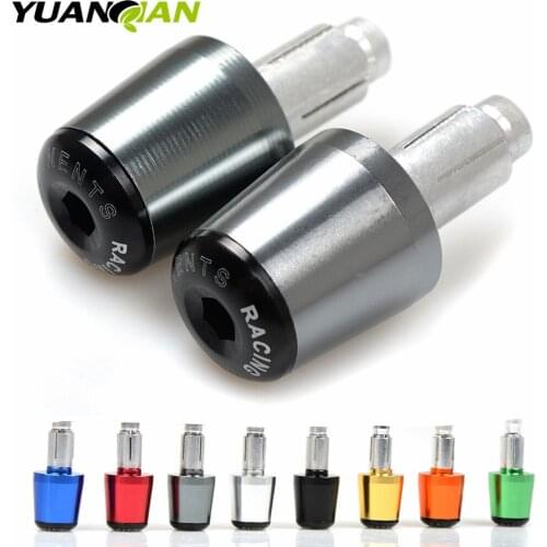 22mm Free shipping Aluminum adjustable Motorcycle Handle Hand Bar Ends Motorbike Handlebar Grips Ends