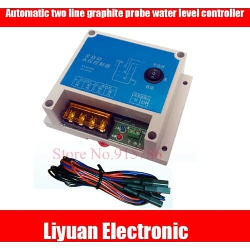 Automatic two wire graphite probe electronic float level controller / liquid level tank water tank pump water pump controller