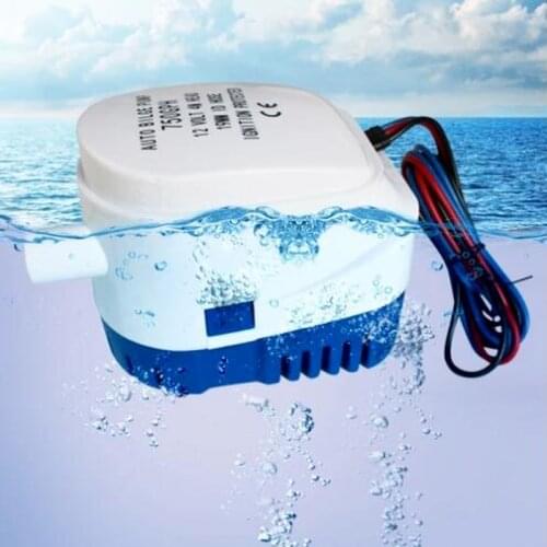 Bilge Auto Water Pump Automatic Bilge Water Pump 12V 750GPH/1100GPH For Submersible Auto Pump With Float Switch Sea Boat Marine