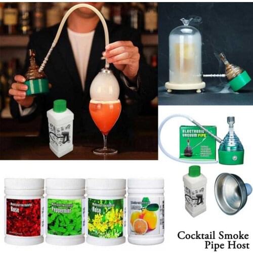 Smoke Gun Material Smoked Wood Chips Spices Molecular Bubble Water Sprayer Cuisine Gourmet Lemon Rose Osmanthus Mint Flavor