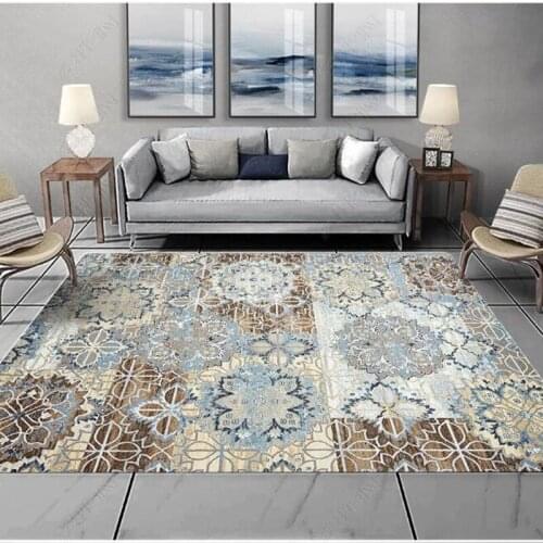 Boho Style Carpets Rug for Bedroom Living Room Non-slip Geometric Kichen Floor Mats Home Decor Soft Modern Area Rugs Parlor Mat