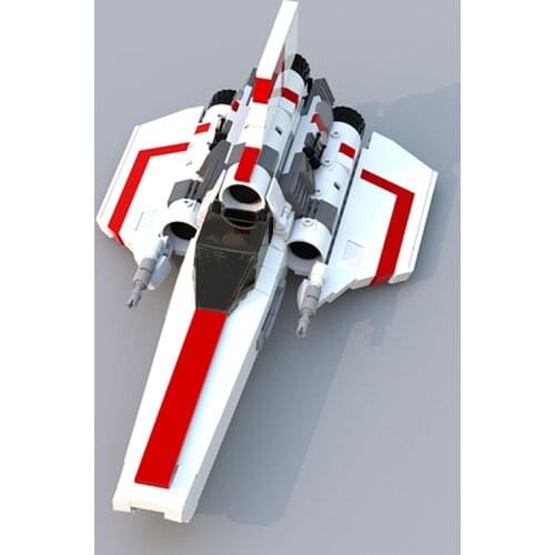 MOC-45112 Battlestarss-Galactica Colonial-Vipers MK1 Wars Building Blocks Bricks High-Tech Model DIY Toys For Kids Birthday Gift