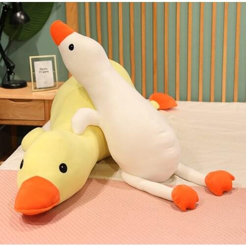 New Kawaii Simulation To Placate The Swan Doll Creative Animal Dolls Web Celebrity Goose Duck Doll Plush Toys Gifts