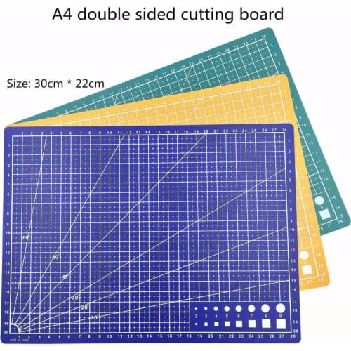 A4 / 30 * 22cm 4-color double-sided cutting pad students cultural and educational tools