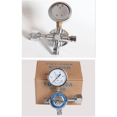 Oxygen Pressure-Reducing Gas Cylinder Pressure-Reducing Valve Pressure Gauge Yqy-740A Pressure-Reducing Instrument