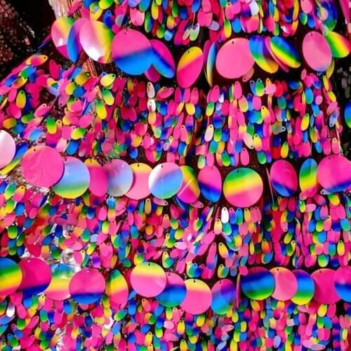 Christmas Tull Background party tulle Ball curtain yarn Rainbows sheer Tulle Christ Gold Black Rainbow Curtains Christmas Drapes