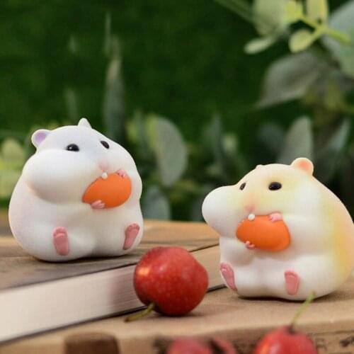 Discount Hamster Series Blind Box Toys Kawaii Action Figure Surprise Bag Caja Sorpresa Collection Doll Model for Girls Gift
