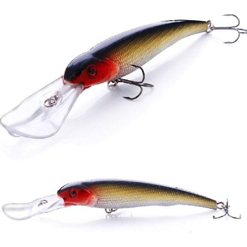 Sougayilang 1Pc Fishing Lure Hard Bait Fishing Tackle Minnow Fishing Lure Fishing Bait Crank Bait Lure Pesca